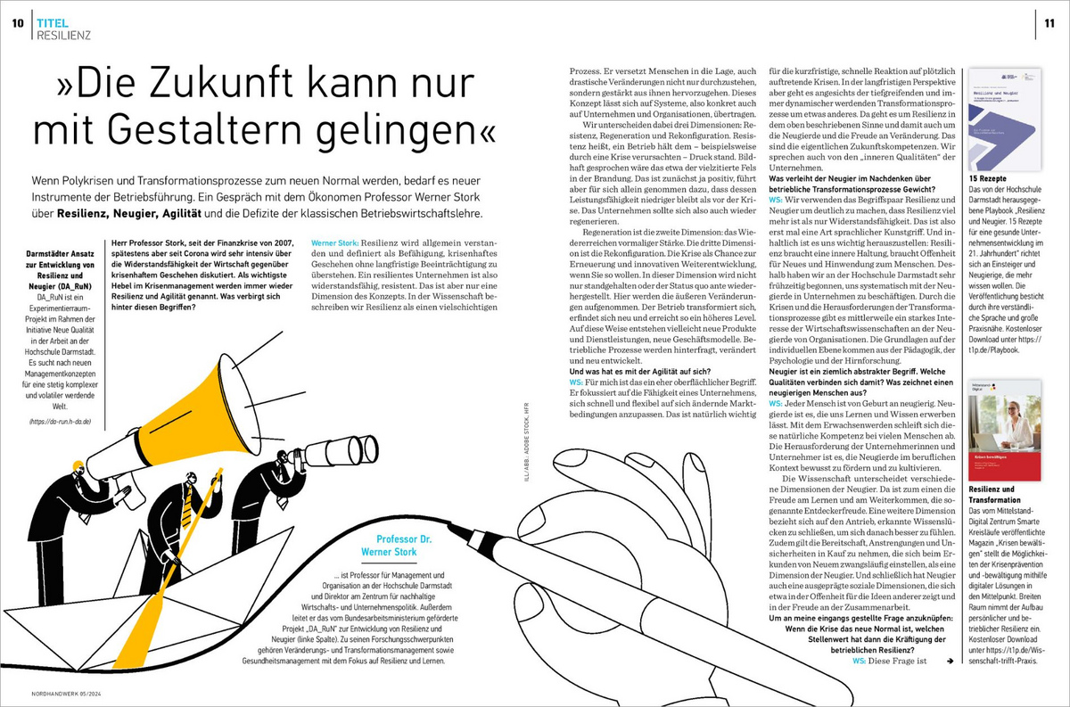 Grafiken und Text des Originalartikels aus dem Fachmagazin "NordHandwerk"